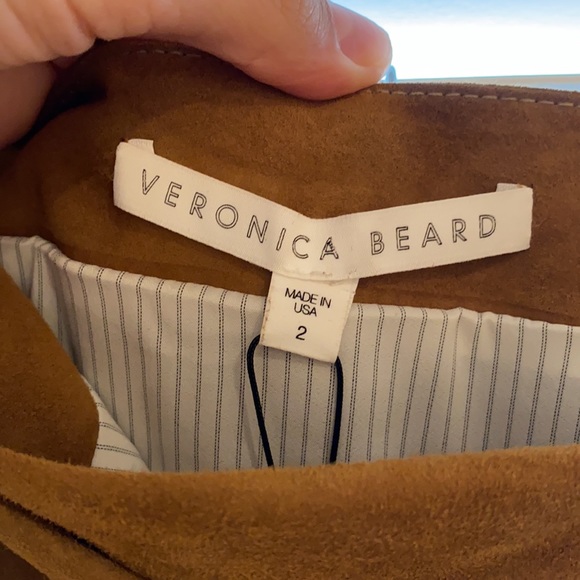 COPY - Veronica Beard suede skirt - Picture 3 of 4